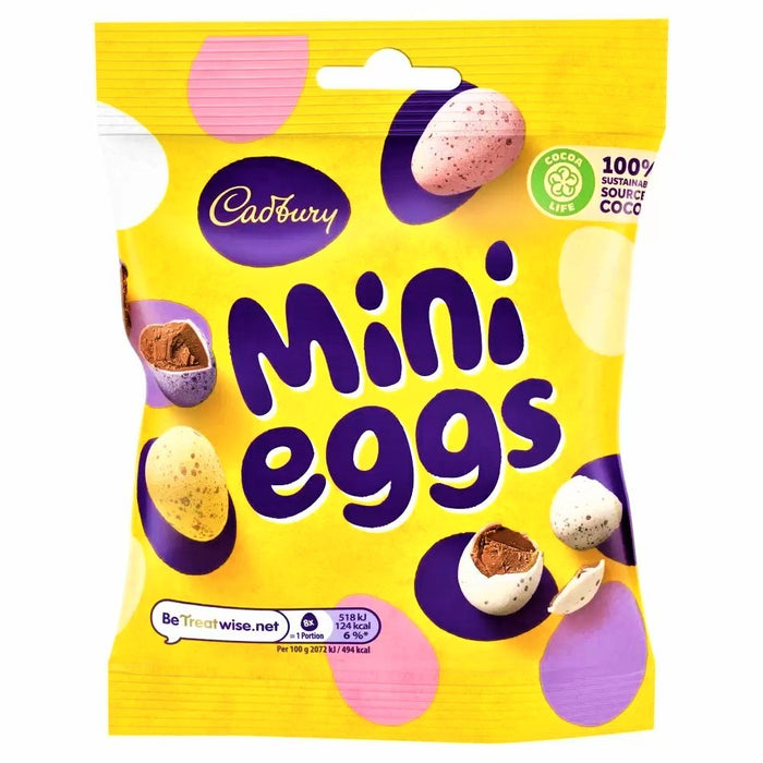 Cadbury Mini Eggs Sharing Bag 80g - Happy Candy UK LTD