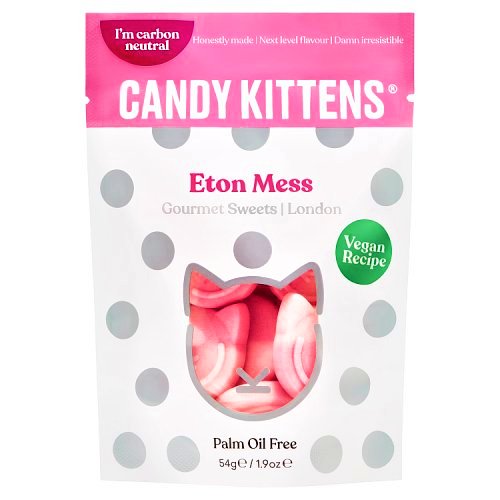 Candy Kittens Eton Mess Vegan Gourmet Sweets 54g - Happy Candy UK LTD