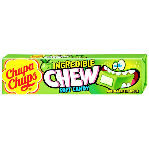 Chupa Chups Apple Incredible Chew Soft Candy 45g - Happy Candy UK LTD