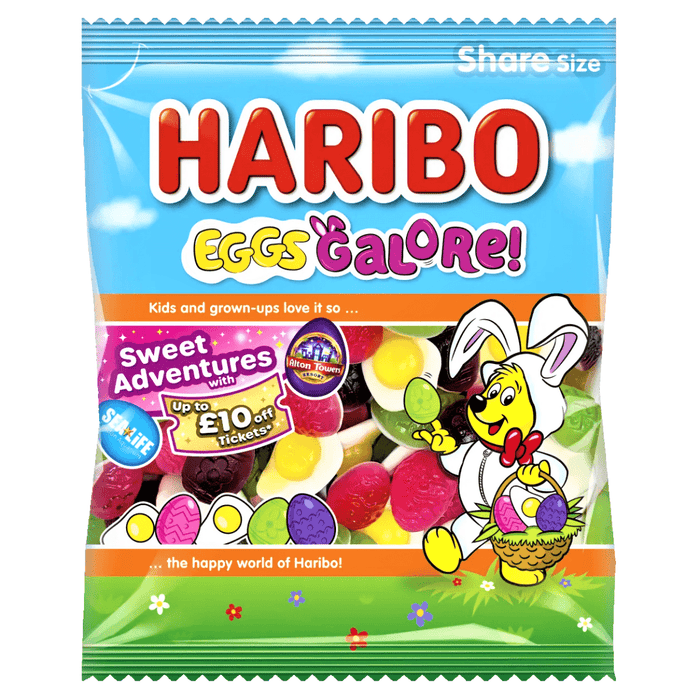 Haribo Eggs Galore Share Bag 160g - Happy Candy UK LTD