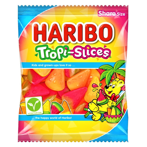 Haribo Tropi - Slices Share Bag 150g - Happy Candy UK LTD