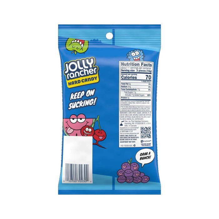 Jolly Rancher Original Fruit Hard Candy Share Bag (USA) 198g - Happy Candy UK LTD