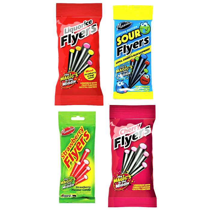 Maxilin Liquorice Flyers 4 Pack Bundle - Happy Candy UK LTD