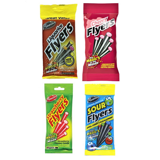 Maxilin Liquorice Flyers 4 Pack Bundle - Happy Candy UK LTD