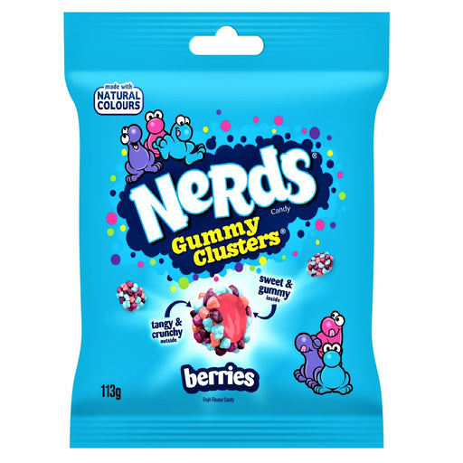 Nerds Gummy Clusters VERY BERRY 113g Share Bag - Happy Candy UK LTD