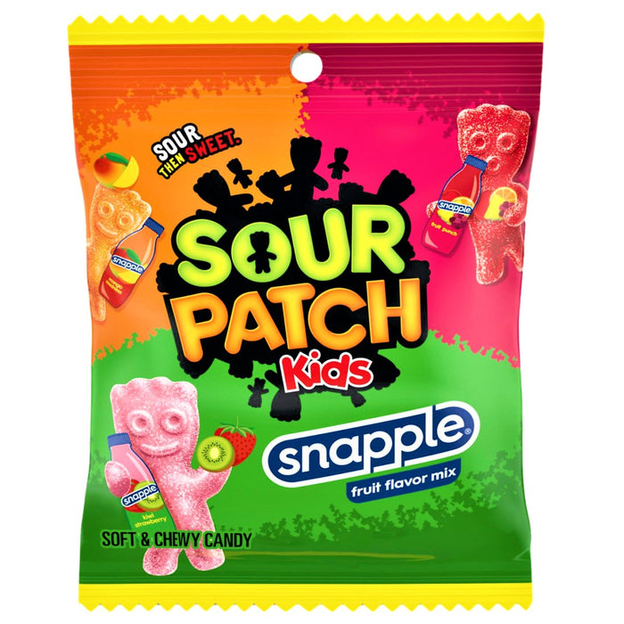 Sour Patch Kids Snapple LIMITED EDITION Share Bag (USA) 102g - Happy Candy UK LTD