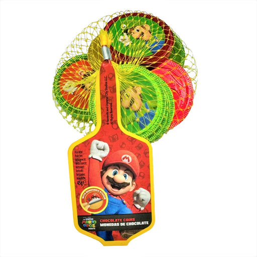 Super Mario Chocolate Coins Net Bag 45g - Happy Candy UK LTD