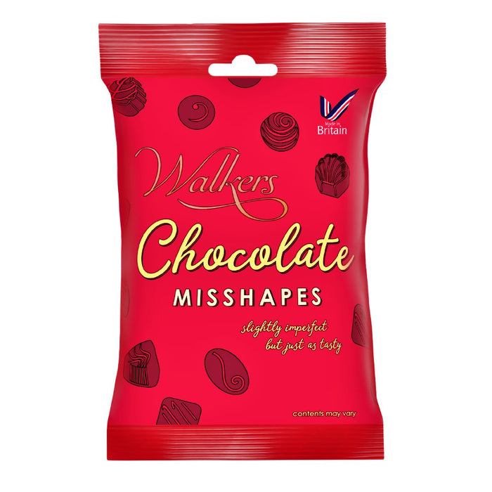 Walkers Chocolates Misshapes Bag 200g - Happy Candy UK LTD