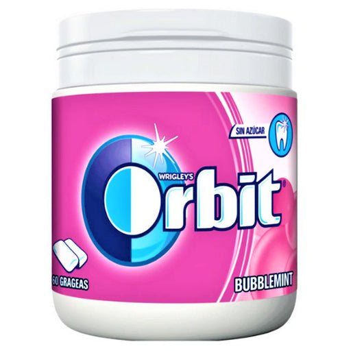 Wrigley's Orbit BUBBLEMINT Chewing Gum 60 Piece Tub 84g - Happy Candy UK LTD