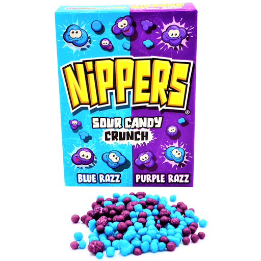 Zed Candy Nippers Blue & Purple Razz Box 50g - Happy Candy UK LTD