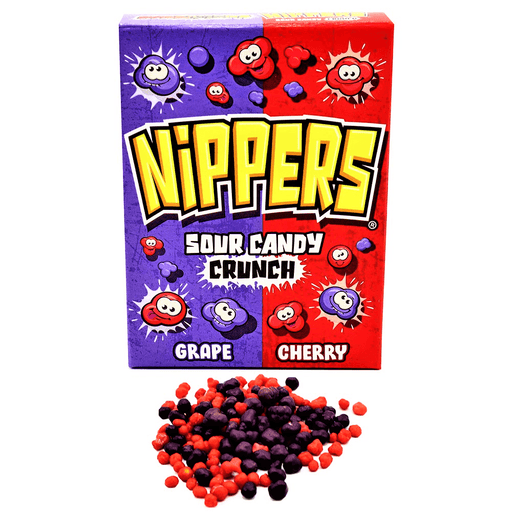 Zed Candy Nippers Grape & Cherry Box 50g - Happy Candy UK LTD