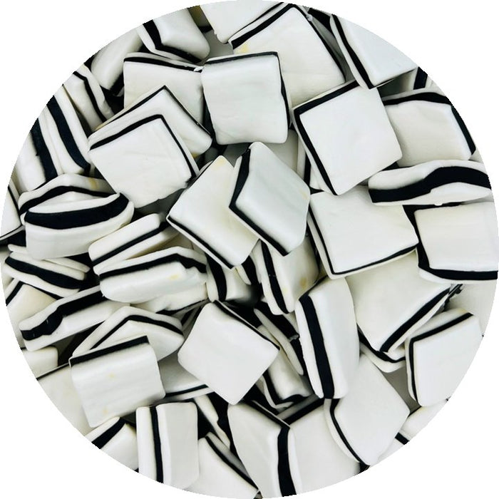 Black And White Liquorice Mints - Happy Candy UK LTD