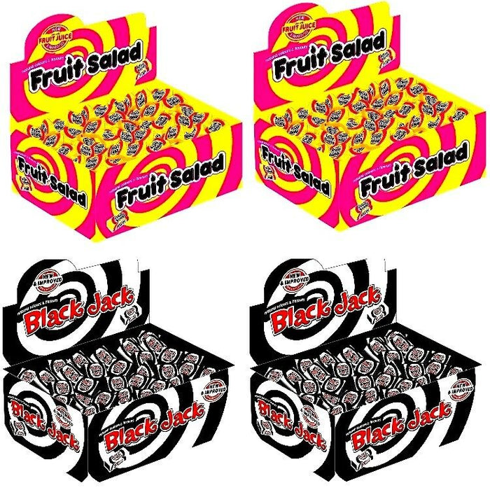 Black Jack or Fruit Salad Chews - Happy Candy UK LTD