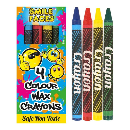 Emoji Smile Colour Wax Crayons - Happy Candy UK LTD