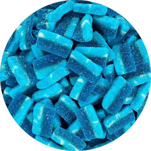 Fizzy Blue Raspberry Slices - Happy Candy UK LTD