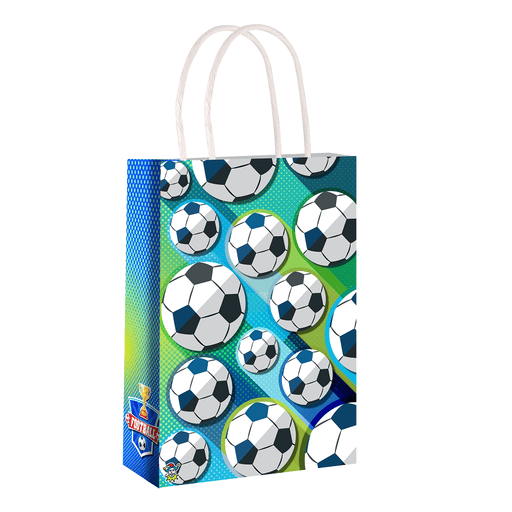 Football Paper Party Bag with Handles - Happy Candy UK LTD