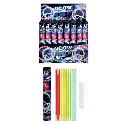 Glow Bracelets Tube 12 Pack - Happy Candy UK LTD