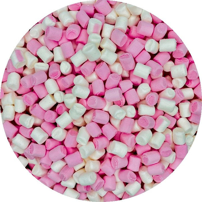 Haribo Chamallows Pink & White Mini Marshmallows 1kg Bulk Bag - Happy Candy UK LTD