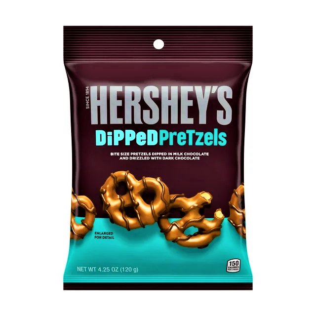 Hershey's Chocolate Dipped Pretzels (USA) 120g - Happy Candy UK LTD