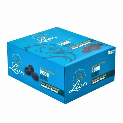 Lion Poor Bens 2kg Box - Happy Candy UK LTD