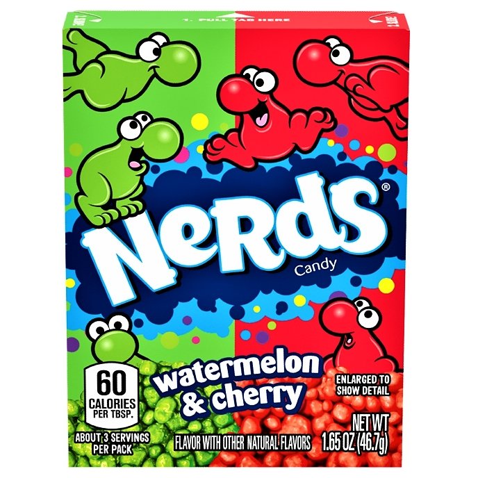 Nerds Candy Watermelon & Cherry 46.7g - Happy Candy UK LTD