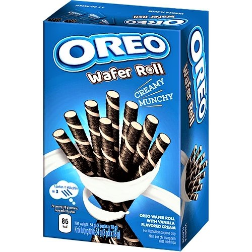 Oreo Vanilla Cream Filled Wafer Rolls 54g - Happy Candy UK LTD