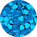 Shiny Blue Raspberry Hearts - Happy Candy UK LTD