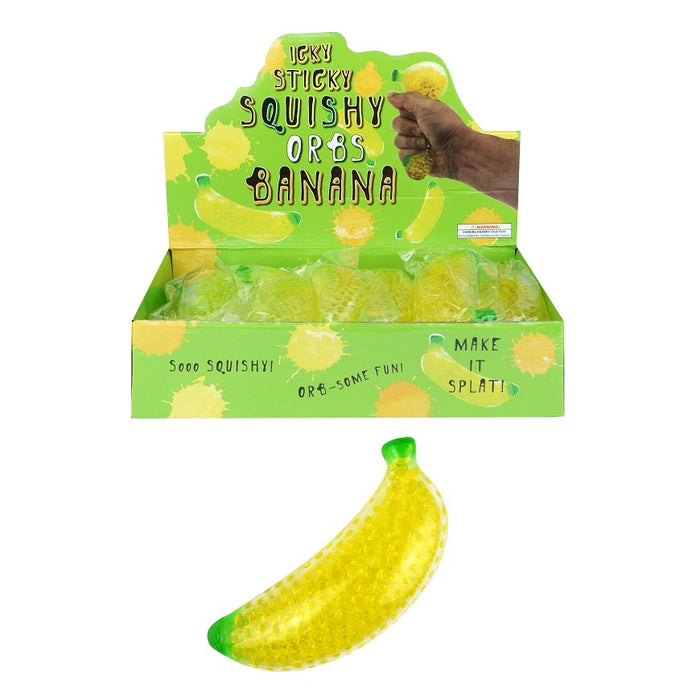 Squishy Banana Sensory Squeeze Toy - Happy Candy UK LTD