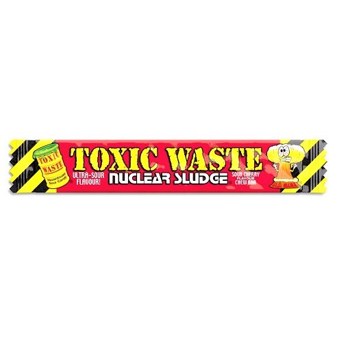 Toxic Waste Sour Cherry Chew Bar 20g - Happy Candy UK LTD