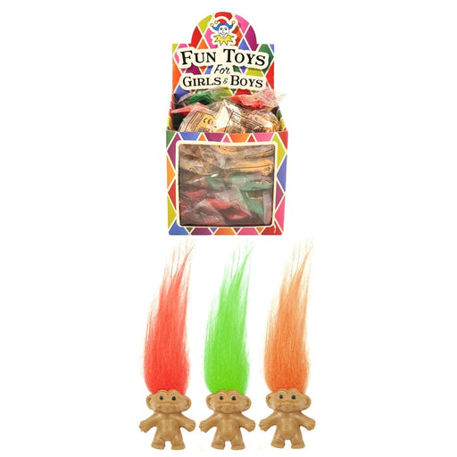 Troll with Hair Pencil Topper (3.5cm) - Happy Candy UK LTD