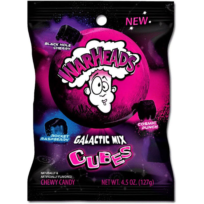 Warheads Galactic Mix Cubes (USA) 127g - Happy Candy UK LTD