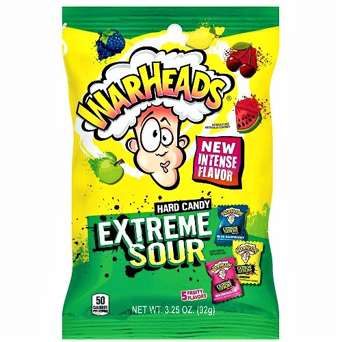 WarHeads Sour Hard Candy (USA) 56g - Happy Candy UK LTD