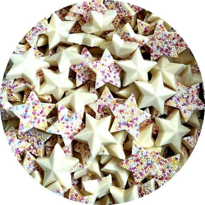 White Choc Stars - Happy Candy UK LTD